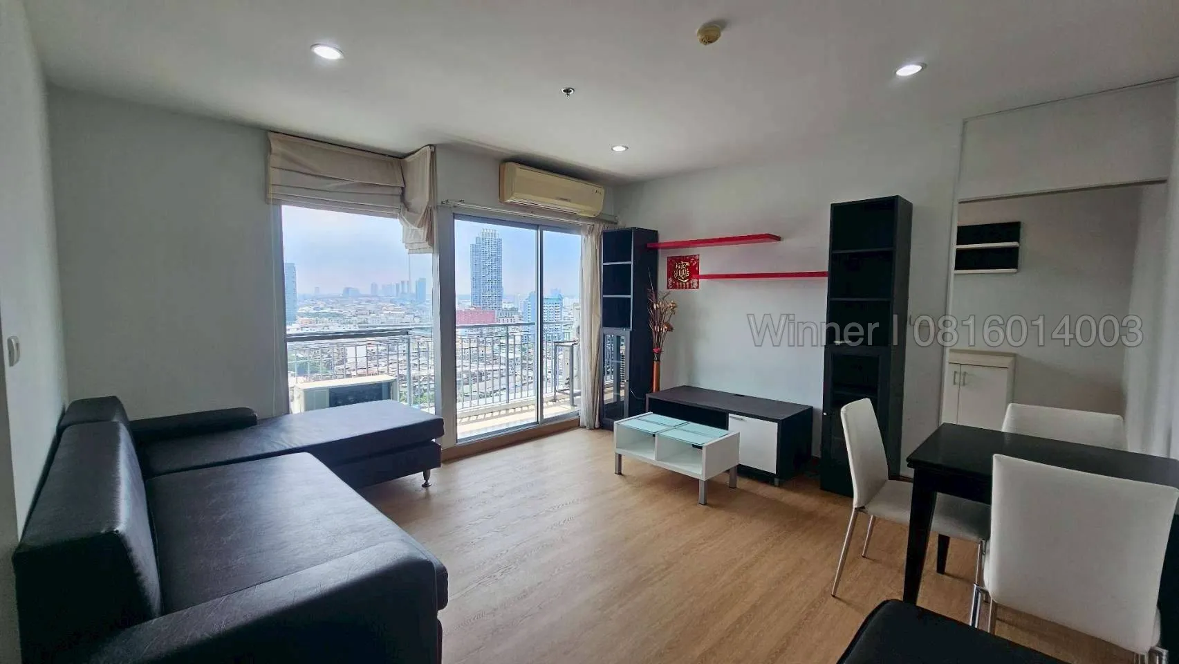 ห้องใหญ่ อยู่สบาย เหมาะกับครอบครัว ชั้น 20 วิวสวยมาก เดอะนิช ตากสิน