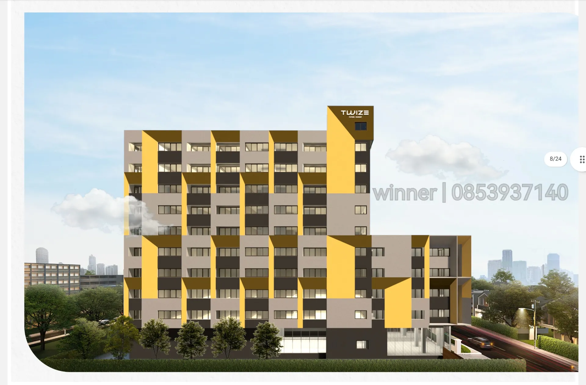 Twize Condo รังสิต คอนโด 2 ห้องนอน ใจกลางรังสิต ใหญ่สะใจ✨ 60 ตร.ม.!! แต่ราคาไม่ถึง 4 ล้าน!💲 - รูป 3